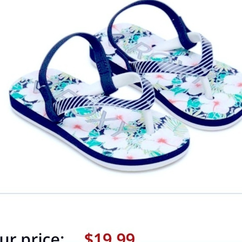 ROXY Pebbles Sandals Toddler Girl NWT